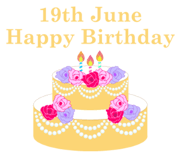 366 Days [ Happy Birthday ]  BR ver. 05 sticker #13955688