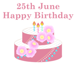 366 Days [ Happy Birthday ]  BR ver. 05 sticker #13955694