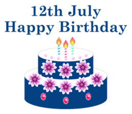 366 Days [ Happy Birthday ]  BR ver. 05 sticker #13955711