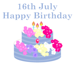 366 Days [ Happy Birthday ]  BR ver. 05 sticker #13955715