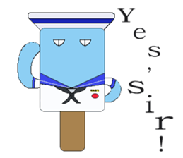 blue ice sticker #13955828