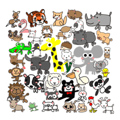 Reaction of an animal.