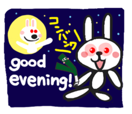 Reaction of an animal. sticker #13956105