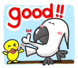 Reaction of an animal. sticker #13956115