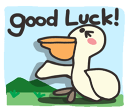 Reaction of an animal. sticker #13956118