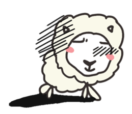 Reaction of an animal. sticker #13956127