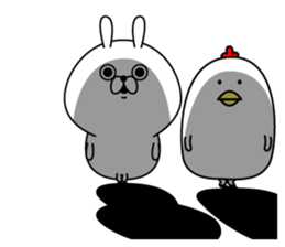 Tsukkomi Rabbit(Overseas edition)2 sticker #13956586