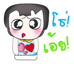 Hello!! My name is Tamama. Love you.^_^ sticker #13956740