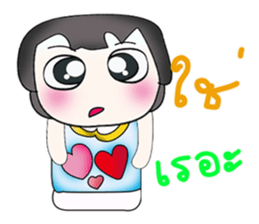 Hello!! My name is Tamama. Love you.^_^ sticker #13956743