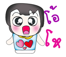 Hello!! My name is Tamama. Love you.^_^ sticker #13956745