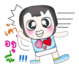 Hello!! My name is Tamama. Love you.^_^ sticker #13956765