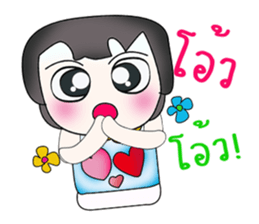 Hello!! My name is Tamama. Love you.^_^ sticker #13956770