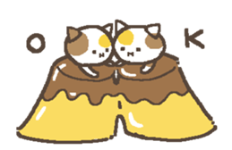 Cat Pudding sticker #13956775