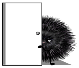 Black shades sticker #13957129