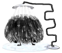 Black shades sticker #13957132