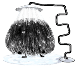 Black shades sticker #13957132