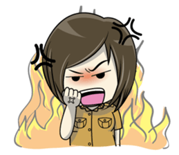 Nang Noi, Government officer sticker #13957146