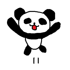 Pretty Cute Panda Sticker