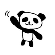 Pretty Cute Panda Sticker sticker #13957478