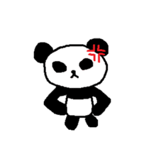 Pretty Cute Panda Sticker sticker #13957481