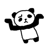 Pretty Cute Panda Sticker sticker #13957483