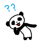 Pretty Cute Panda Sticker sticker #13957484