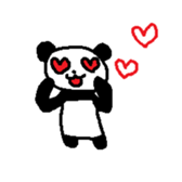 Pretty Cute Panda Sticker sticker #13957485