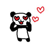 Pretty Cute Panda Sticker sticker #13957485