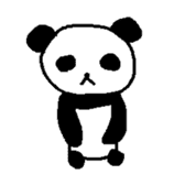 Pretty Cute Panda Sticker sticker #13957488
