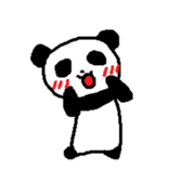 Pretty Cute Panda Sticker sticker #13957489