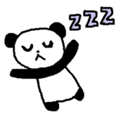 Pretty Cute Panda Sticker sticker #13957491