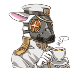 Masked Rabbits sticker #13958292