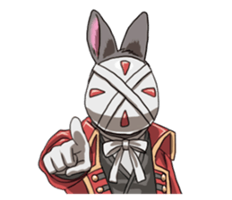 Masked Rabbits sticker #13958302