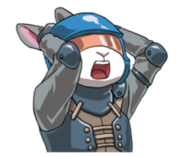 Masked Rabbits sticker #13958314