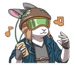 Masked Rabbits sticker #13958317
