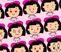 Okappahko Ribbon_nu 2nd season sticker #13958680