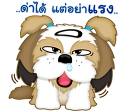 Alex little dog 2 sticker #13958980