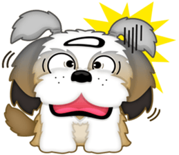 Alex little dog 2 sticker #13958998