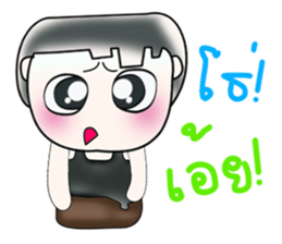 Hi! My name is Masaki. ^___^!! sticker #13959940