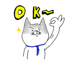 The cat is KOTETU sticker #13960926