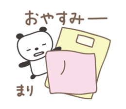 Cute panda sticker for Mari/Marie sticker #13960957