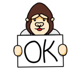Heartwarming Gorira's sticker #13960990