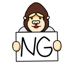 Heartwarming Gorira's sticker #13960991