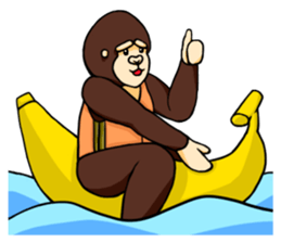 Heartwarming Gorira's sticker #13961003