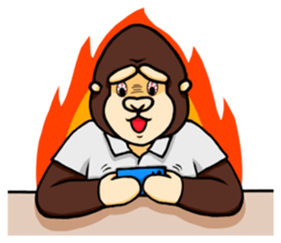 Heartwarming Gorira's sticker #13961023