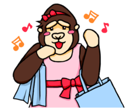 Heartwarming Gorira's sticker #13961024