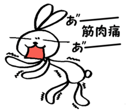 Narrow eyes Usako 6 sticker #13961106