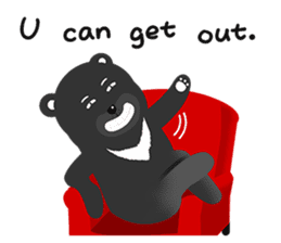 victory bear and monkey(English) sticker #13961259