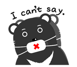 victory bear and monkey(English) sticker #13961262