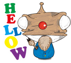 Alien Frog sticker #13961456